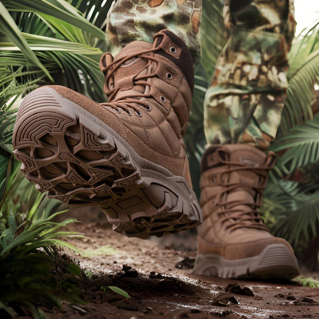 Herren Militärische Winterstiefel mit isolierendem Innenfutter und rutschfester Sohle EB