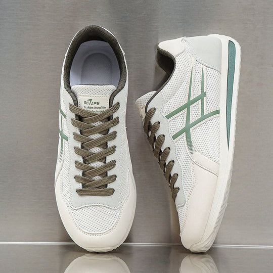 Damen Sportliche Lifestyle Sneakers mit atmungsaktiver Mesh-Oberfläche und rutschfester Sohle EB