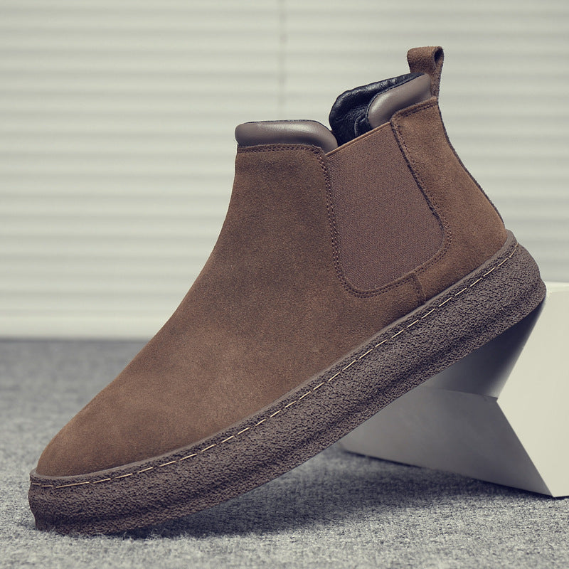 Damen Chelsea Boots mit eleganter Wildleder-Oberfläche EB
