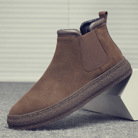 Damen Chelsea Boots mit eleganter Wildleder-Oberfläche EB