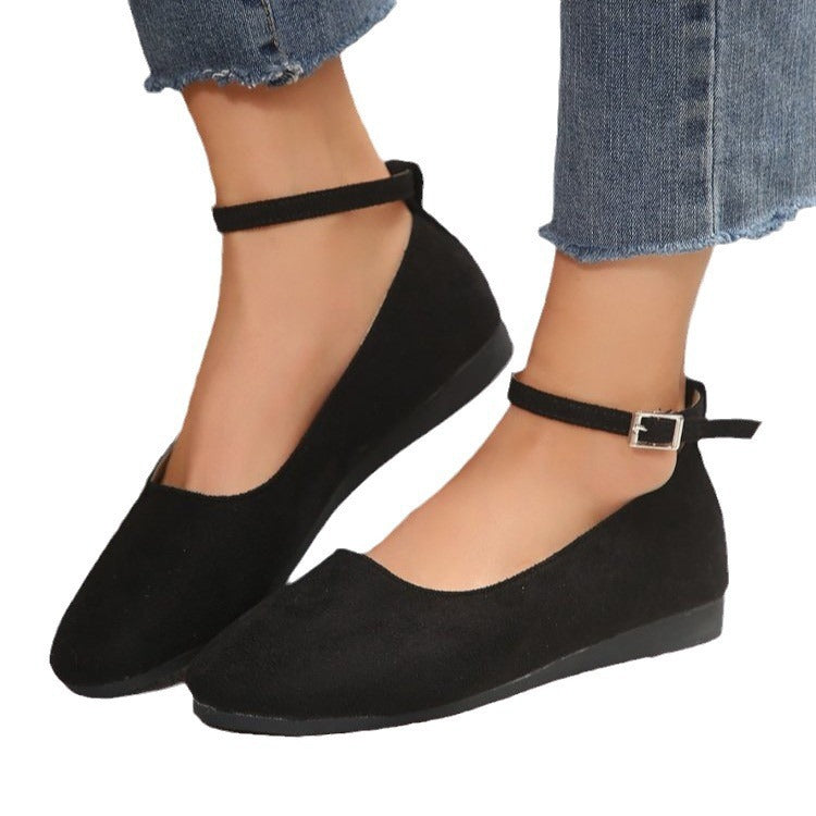 Damen elegante Schnürschuhe mit modischem Riemendesign EB