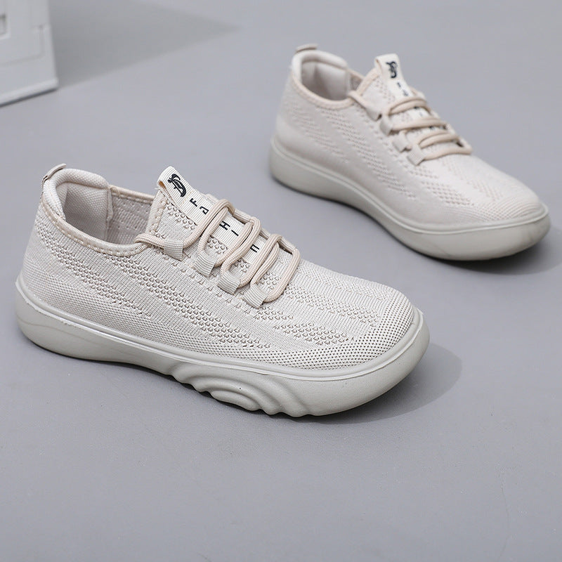 Damen Atmungsaktive Freizeit-Sneaker mit elastischem Obermaterial und flexibler Sohle EB