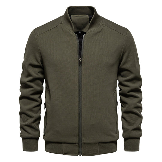 Herren modische Sportjacke mit atmungsaktivem Strukturdesign EB