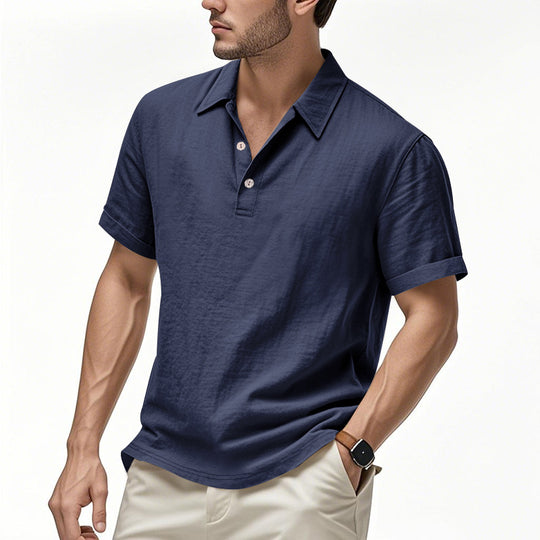 Herren Poloshirt aus atmungsaktiver Baumwolle EB