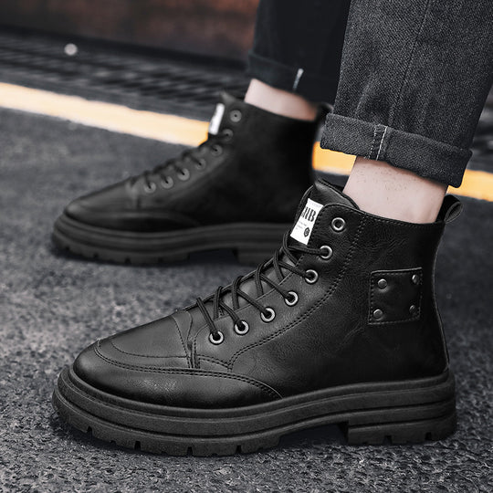 Damen Hochwertige Schnürstiefel mit robustem Profil und modischem Design EB