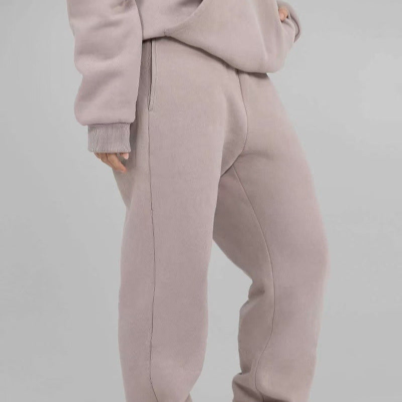 Damen nan extraweicher Oversize-Hoodie mit strukturierter Kängurutasche, überschnittener Schulter und angerauter Innenseite EB