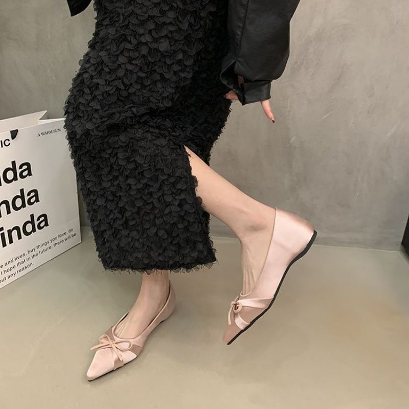Damen Ballerinas mit zierlichem Schleifenakzent EB