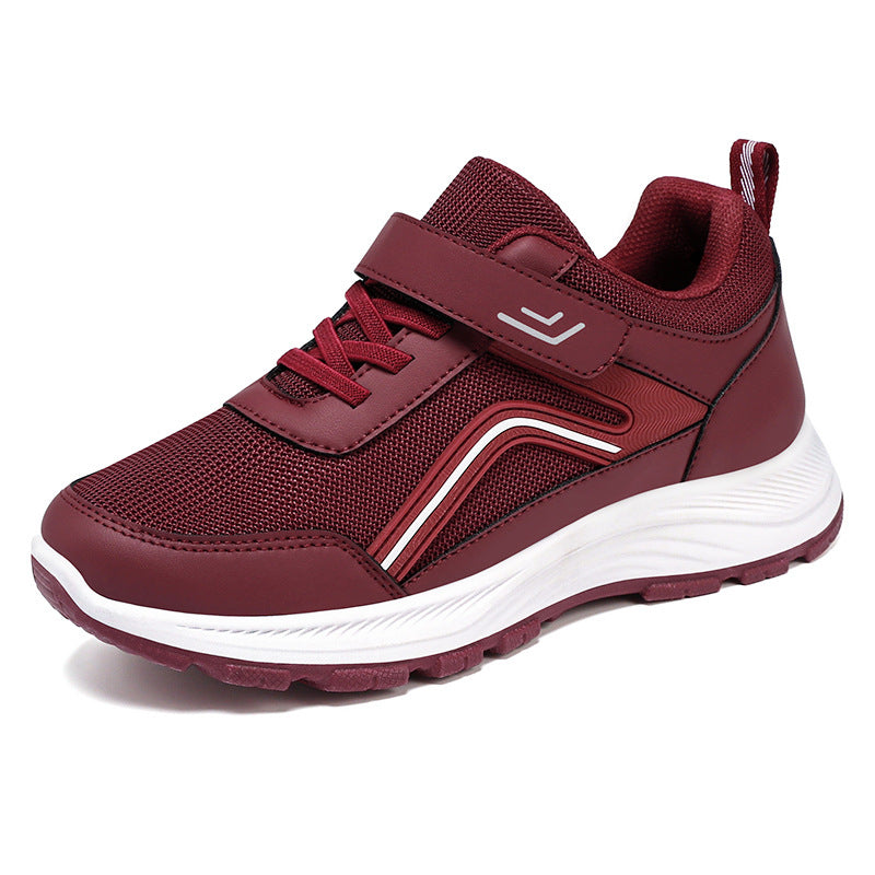 Damen Sportliche Sneakers mit verstellbarem Klettverschluss und atmungsaktivem Obermaterial EB