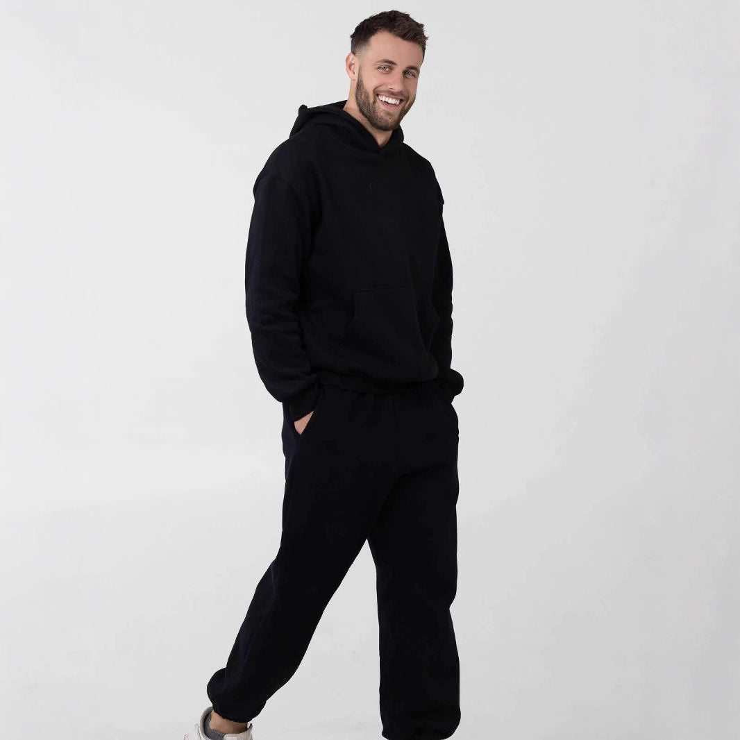 Damen nan lässige Sweatpants mit hohem Bund, seitlichen Eingrifftaschen und elastischen Bündchen EB