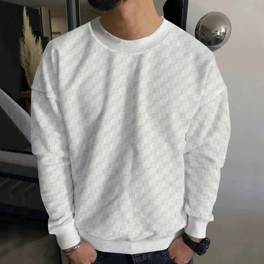 Herren Modischer Sweatshirt mit strukturiertem Design EB