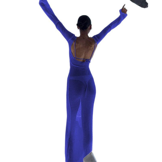 Damen elegantes, figurbetontes Abendkleid EB
