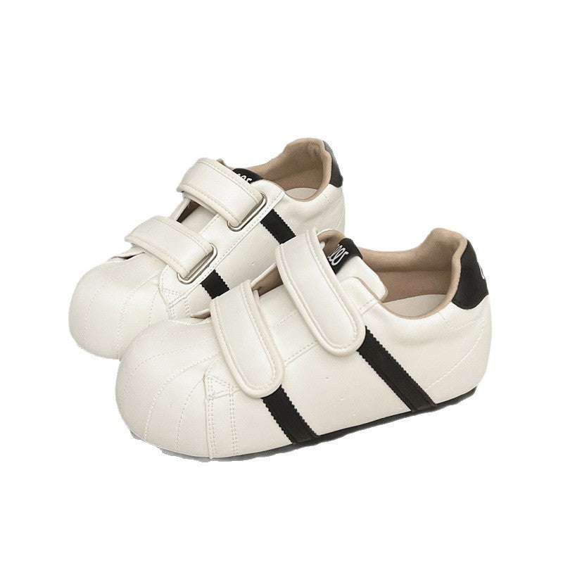 Damen sportliche Sneaker mit verstellbarem Klettverschluss und rutschfester Sohle EB