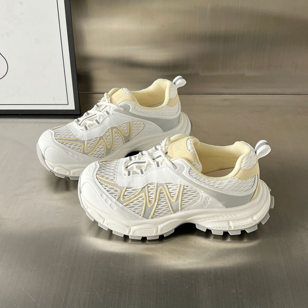 Damen Sportliche Trail Sneakers mit atmungsaktiver Mesh-Oberfläche und rutschfester Sohle EB