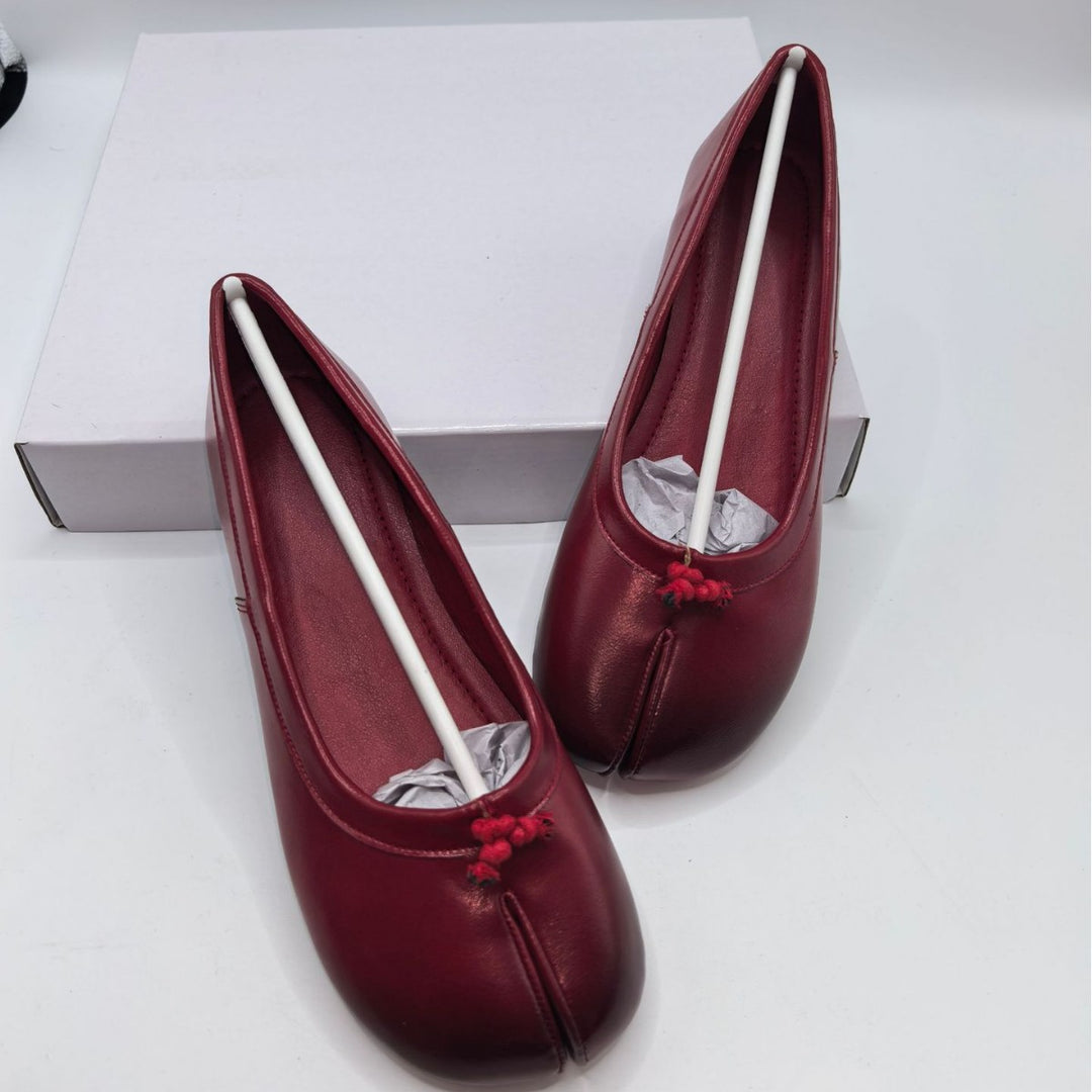 Damen Ballerinas mit elegantem Knotenakzent EB