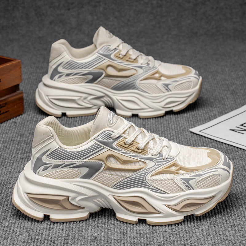 Damen Sportliche Sneakers mit atmungsaktivem Mesh-Obermaterial und stoßdämpfendem Sohlenprofil EB