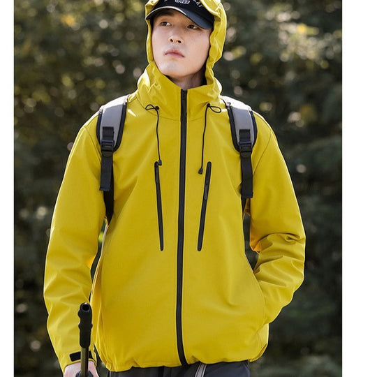 Damen Funktionsjacke mit wasserabweisendem Material und praktischen Reißverschlusstaschen EB