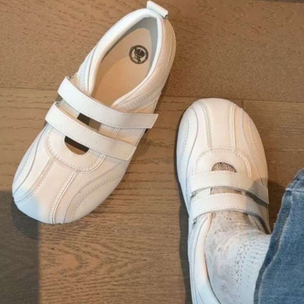 Damen Komfortable Freizeitschuhe mit verstellbaren Riemen EB