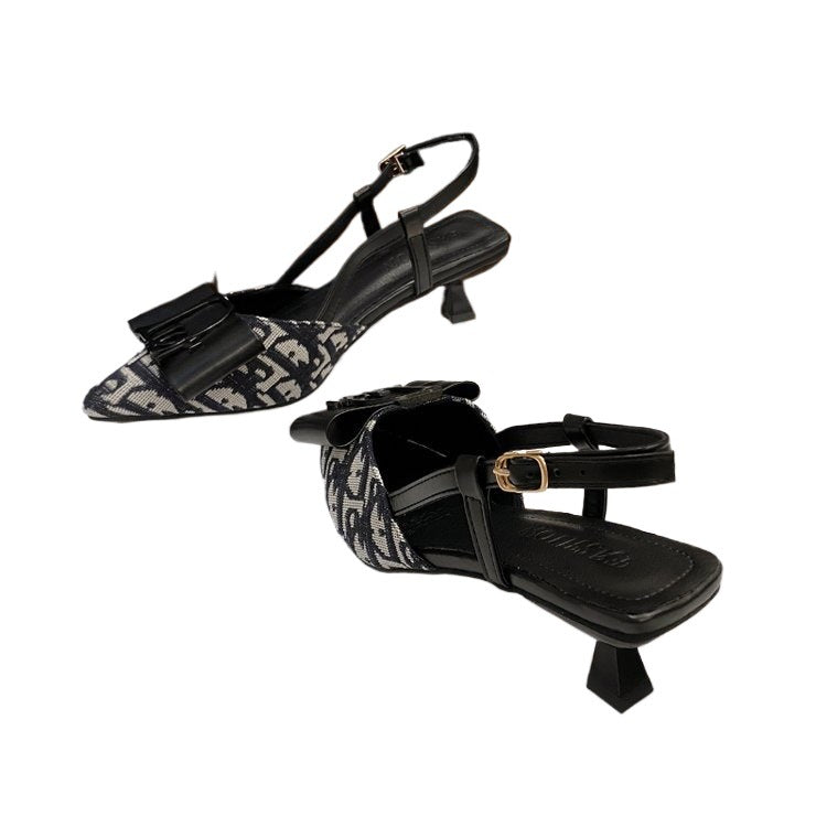 Damen Pumps mit dekorativem Schleifen-Design EB