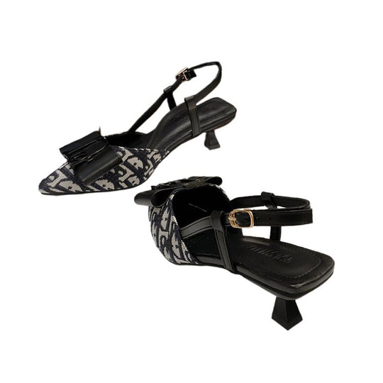 Damen Pumps mit dekorativem Schleifen-Design EB