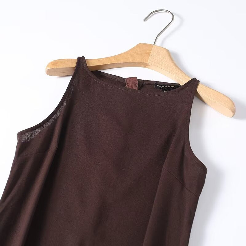 Damen Maxikleid mit elegantem Schnitt und dezentem Rückenausschnitt EB