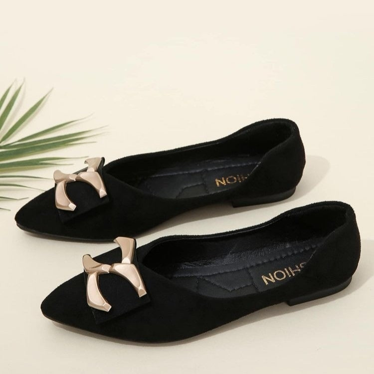 Damen Ballerinas mit modischem Schleifen-Detail EB