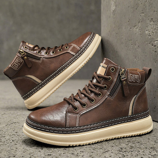 Herren Robuste Schnürboots mit isolierter Fütterung und rutschfester Sohle EB