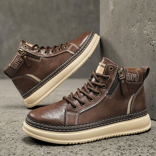Herren Robuste Schnürboots mit isolierter Fütterung und rutschfester Sohle EB