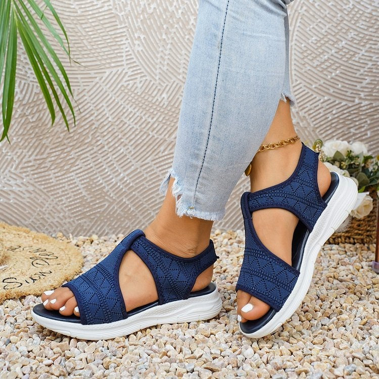 Damen Bequeme und atmungsaktive Freizeitsandalen EB