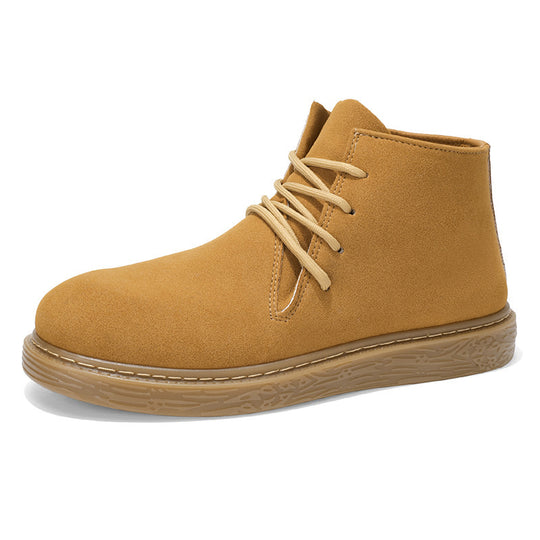 Damen Bequeme Ankle Boots mit hochgezogenem Kragen und rutschfester Sohle EB
