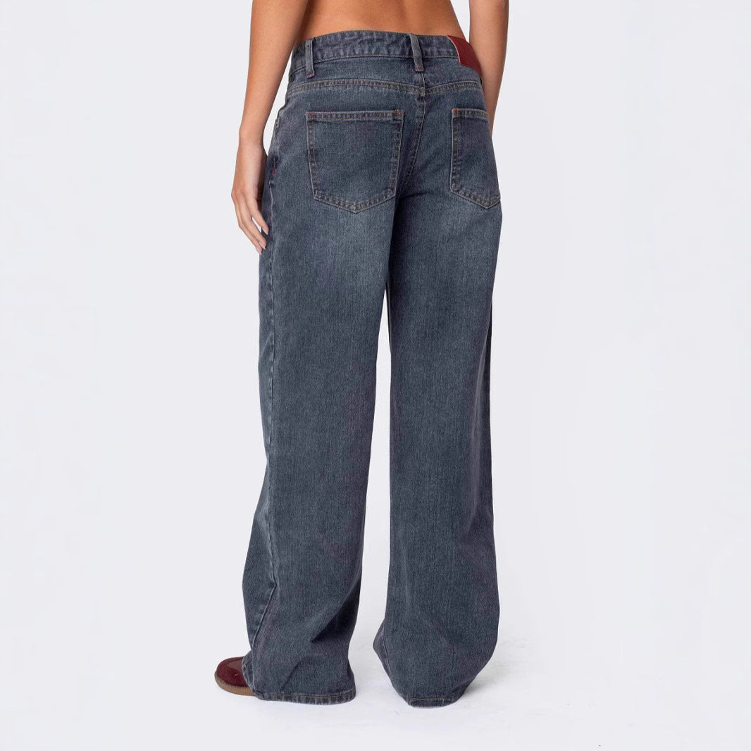 Damen Weite Jeanshose EB