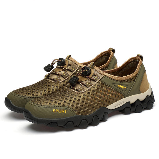Herren Atmungsaktive Outdoor-Sportschuhe mit rutschfester Sohle EB
