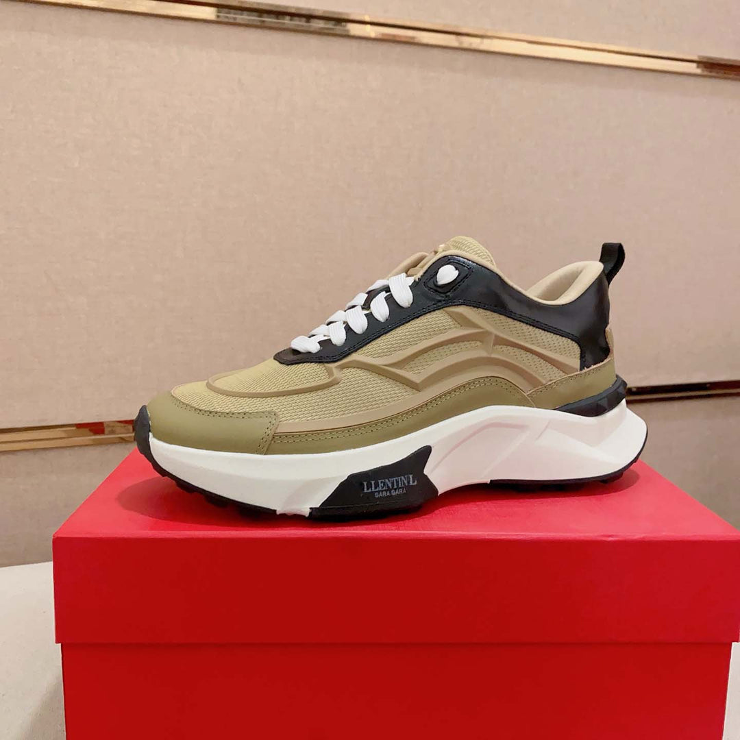 Damen Sportliche Sneakers mit gepolsterter Laufsohle und atmungsaktivem Obermaterial von EB