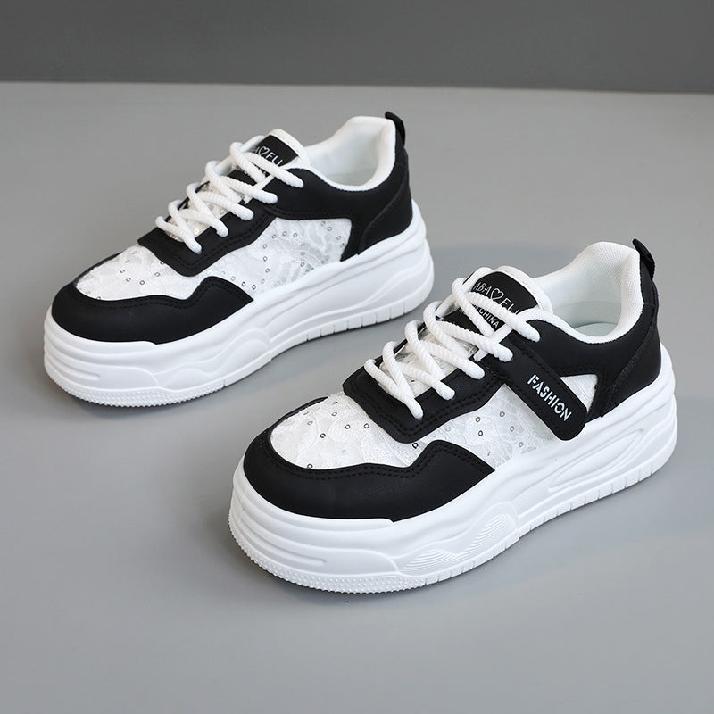 Damen modische Sneaker mit innovativer Netzstruktur und komfortabler Dämpfung EB