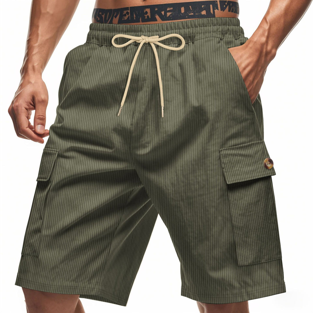 Herren Cargo-Shorts mit verstellbarem Kordelzug und praktischen Seitentaschen EB
