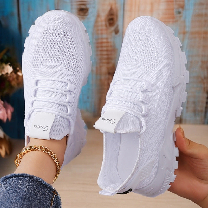 Damen Sportliche Mesh-Laufschuhe mit flexibler Sohle EB