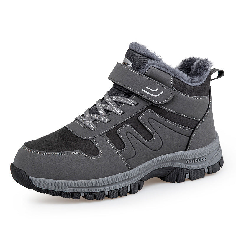 Damen Winterstiefel mit praktischem Klettverschluss und isolierender Innensohle EB