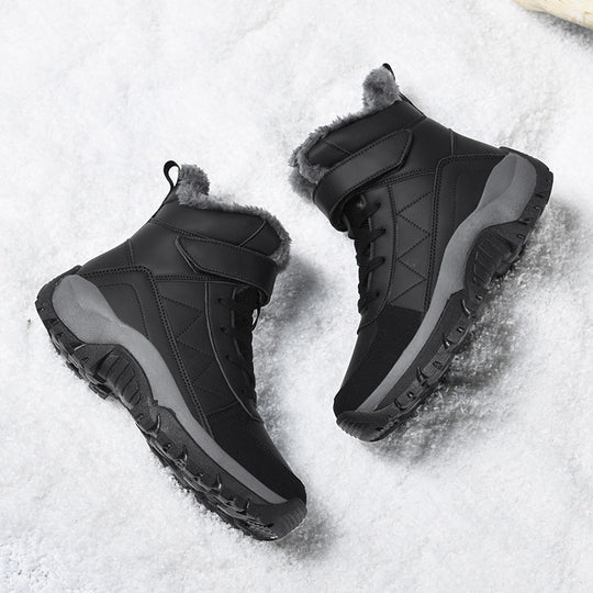 Damen Winterboots mit warmem Kunstfellfutter und rutschfester Sohle EB