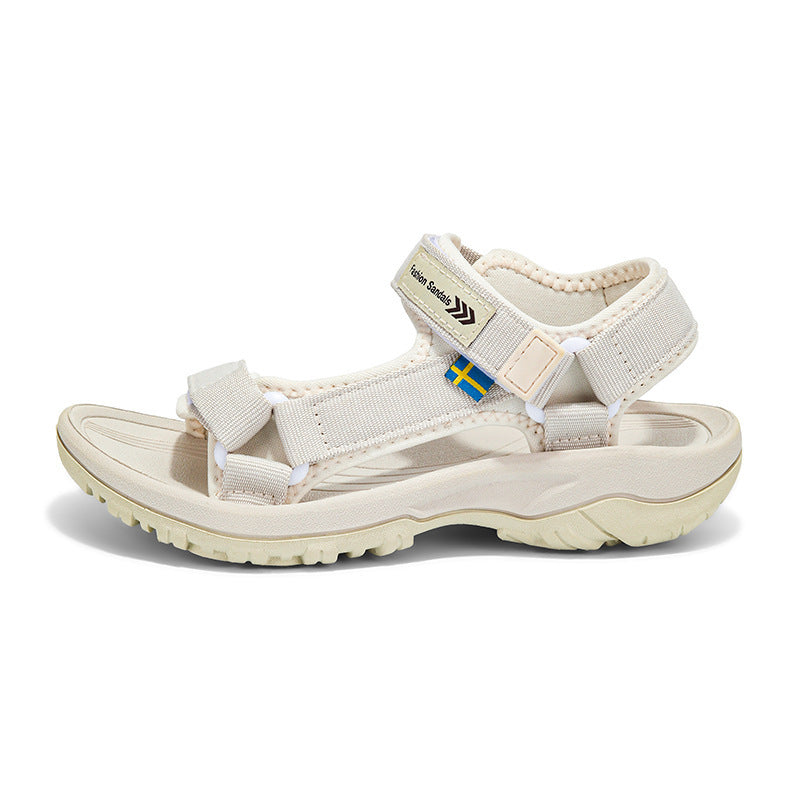 Damen Sportliche Outdoor-Sandalen mit verstellbarem Riemensystem und rutschfester Sohle EB