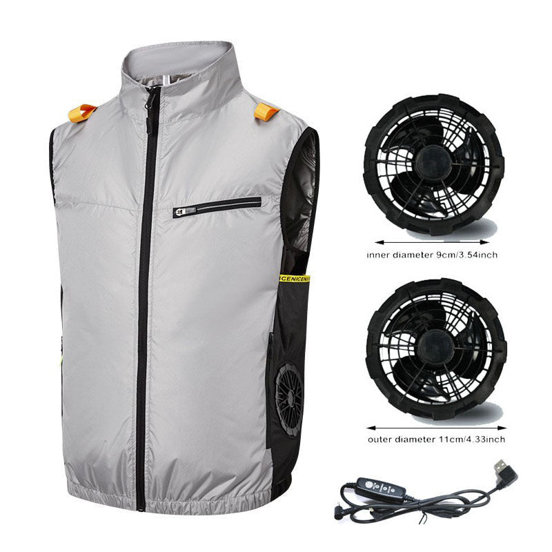 Herren innovative Outdoor-Weste mit integrierter Kühltechnologie R&B