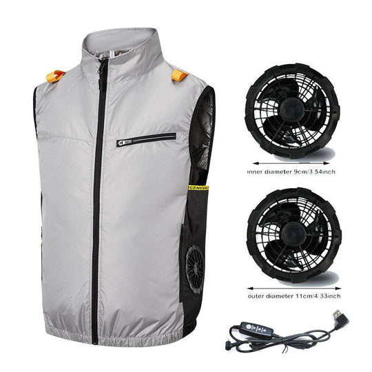 Herren innovative Outdoor-Weste mit integrierter Kühltechnologie R&B