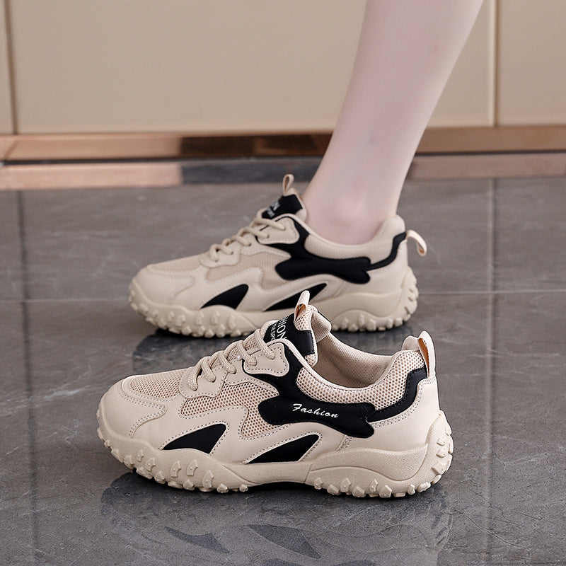 Damen Sportliche Sneakers mit rutschfester Sohle und atmungsaktivem Netzdesign EB