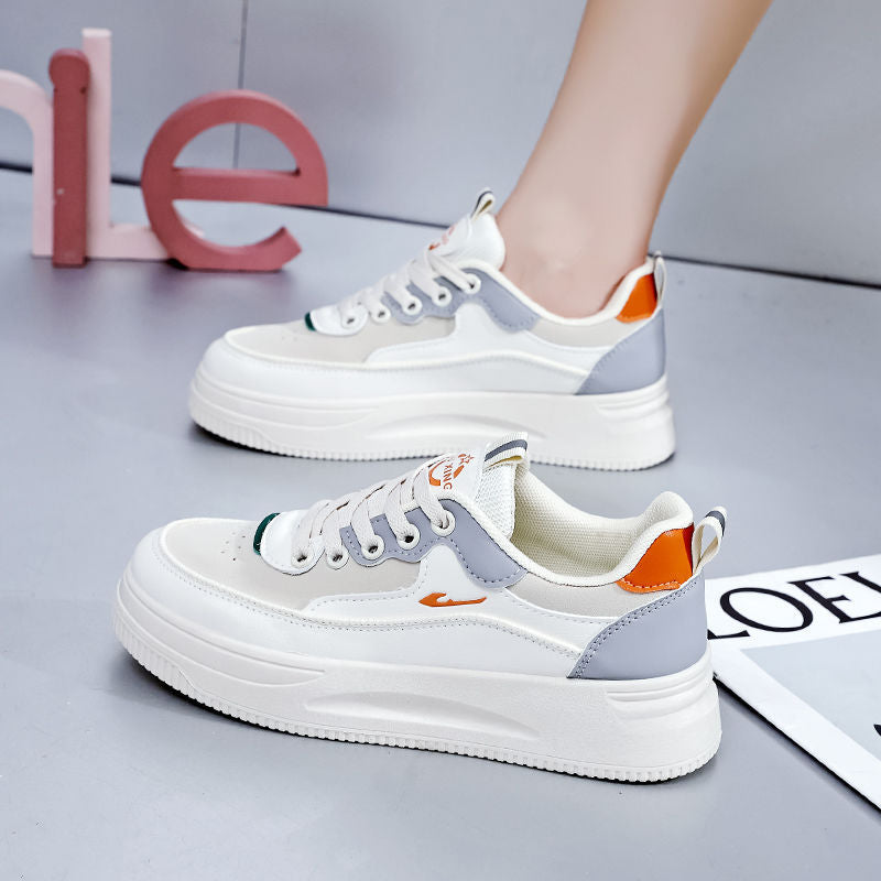 Damen sportliche Sneaker mit luftiger Sohle und verstärktem Fersenschutz EB