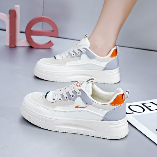 Damen sportliche Sneaker mit luftiger Sohle und verstärktem Fersenschutz EB