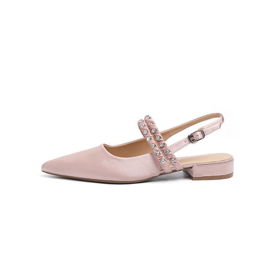 Damen Slingback Pumps mit feinem Glitzerdetail EB