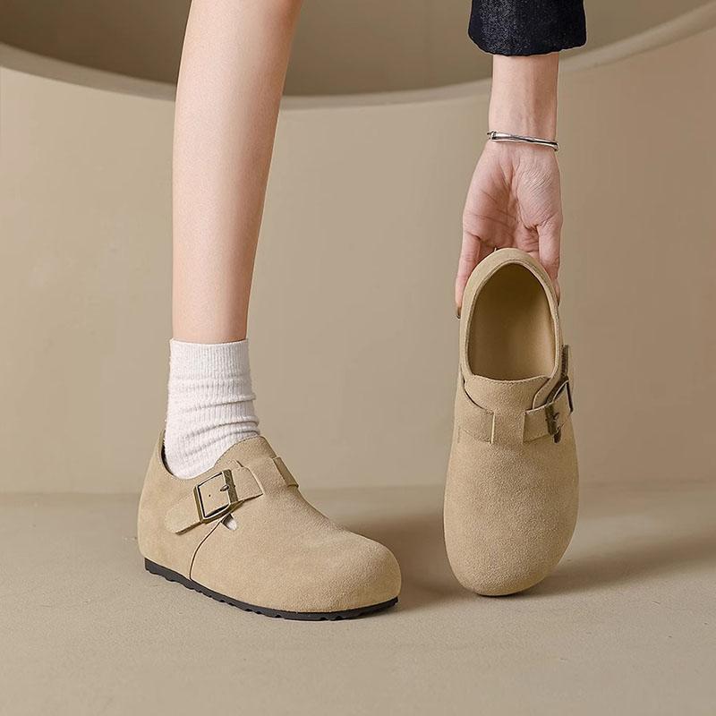 Damen Mollettenschuhe mit verstellbarem Riemen EB