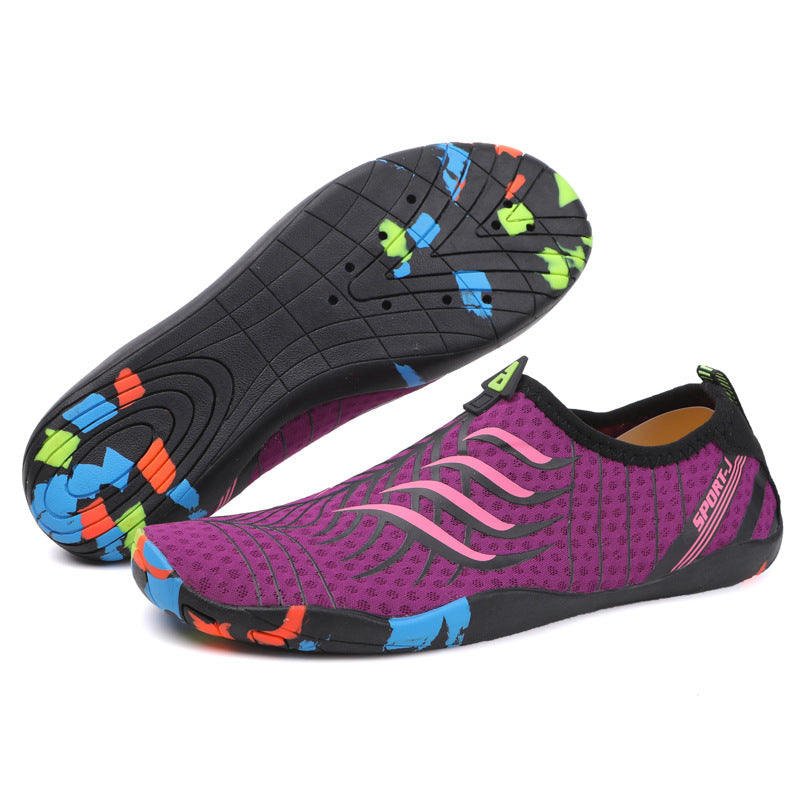 Damen Vielseitige Aqua-Badeschuhe mit rutschfester Sohle und flexibler Passform EB