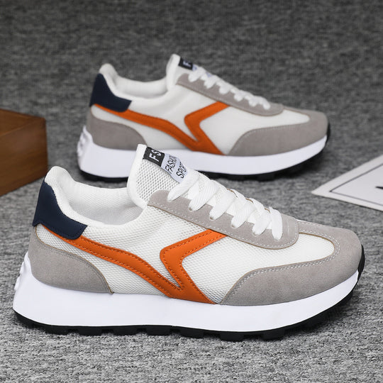 Damen Sportliche Sneakers mit atmungsaktivem Mesh und stoßdämpfender Sohle EB