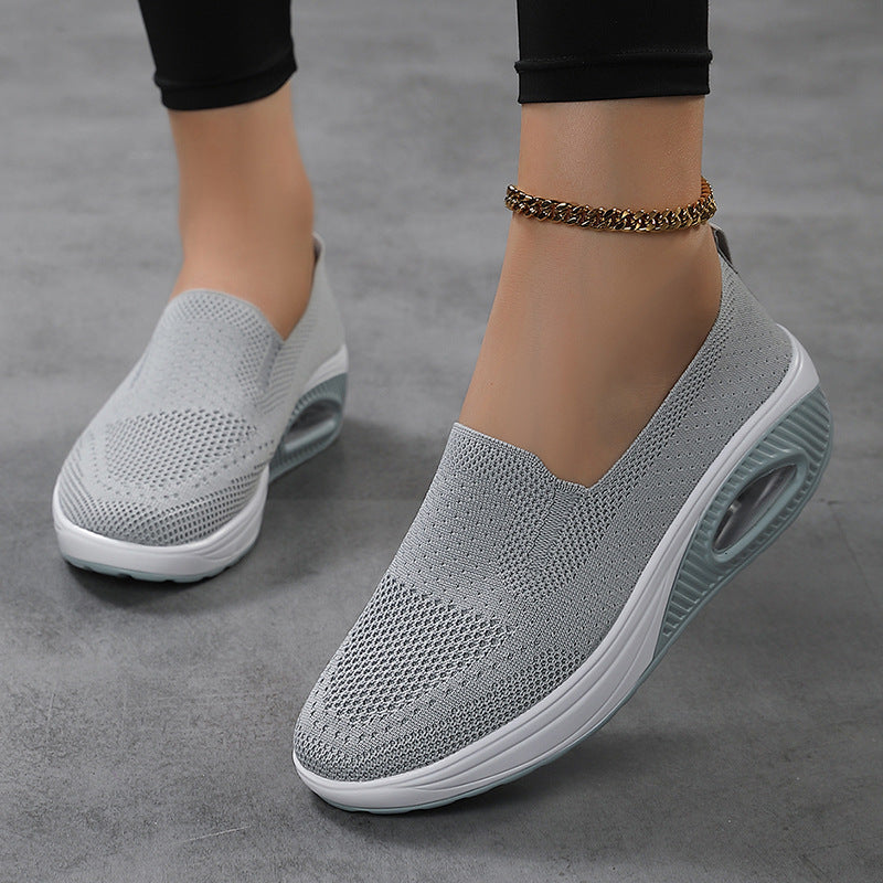 Damen Bequeme und luftige Sneakers mit Stoßdämpfung EB