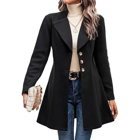 Damen klassischer Trenchcoat EB