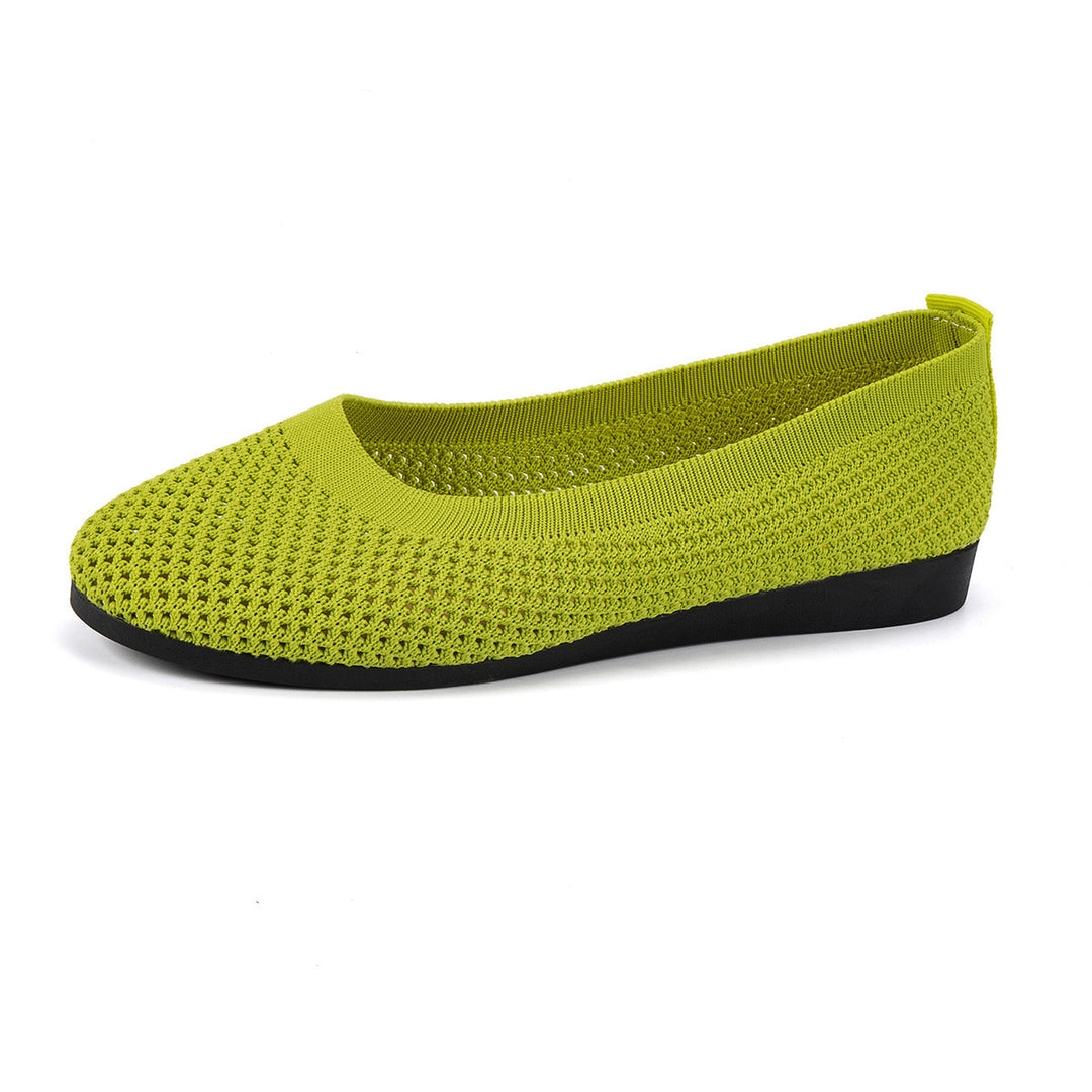 Damen bequeme Slipper aus atmungsaktivem Netzmaterial mit rutschfester Sohle EB